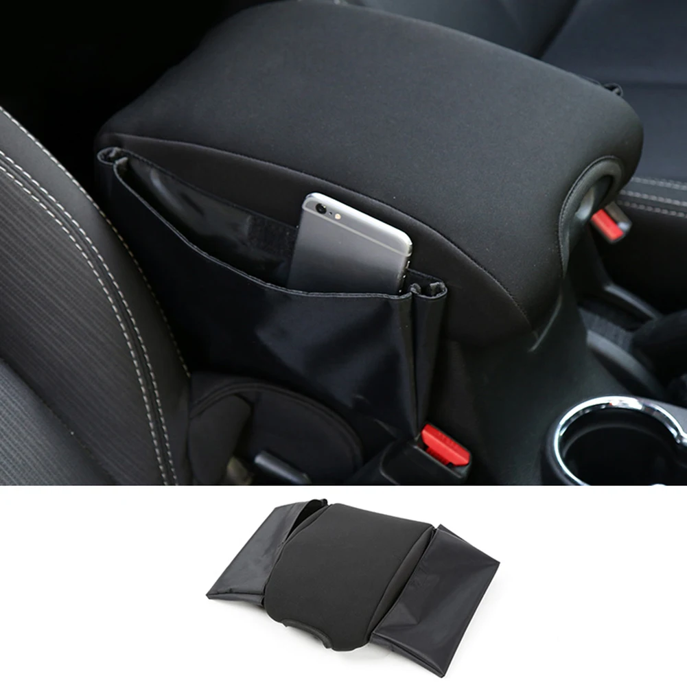 Auto Armlehnen-Matte Für Audi Q2 - Mit Getränkehalter & Staufach