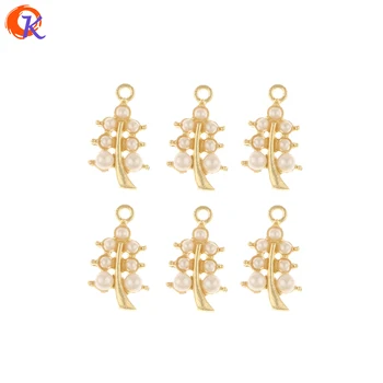 

Cordial Design 100Pcs 10*17MM Jewelry Accessories/DIY Parts/Earring Findings/Pendant/Tree Shape/Imitation Pearl/Hand Made/Charms