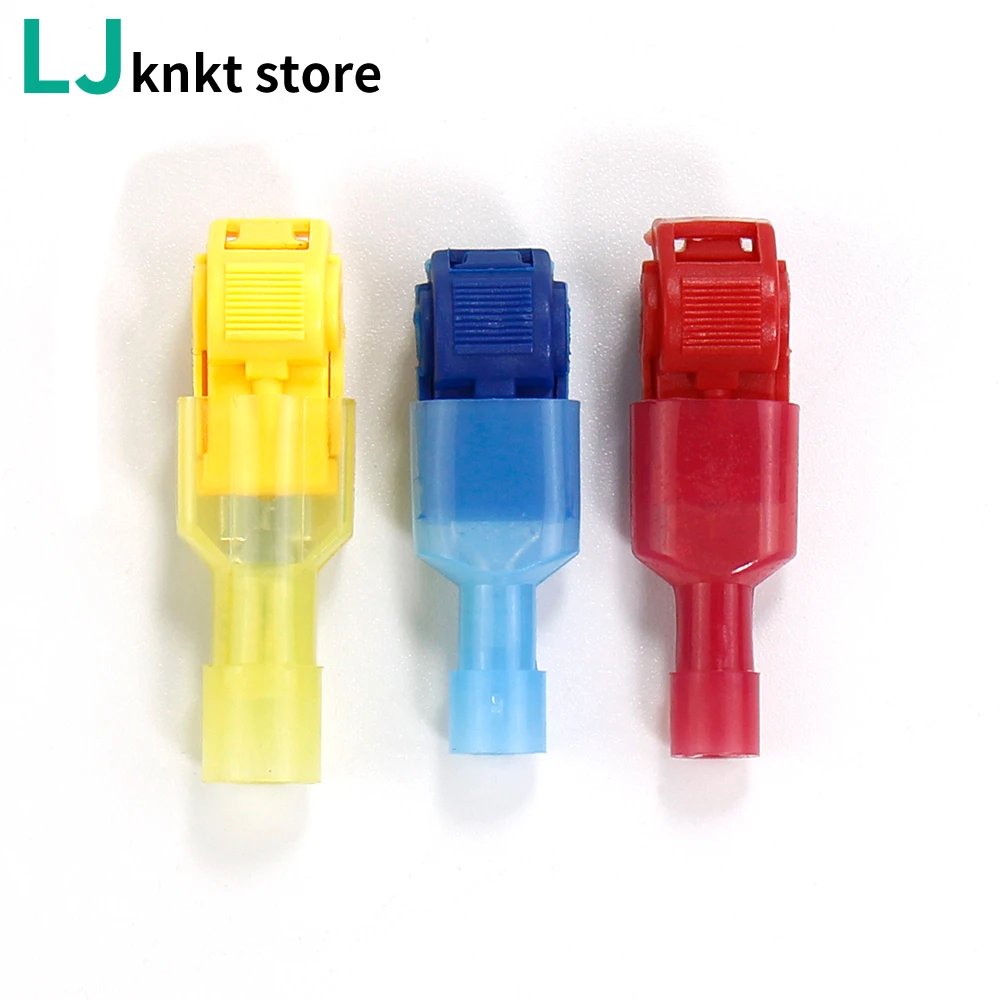 

22-10AWG T-type Crimp Car vehicle electric terminals quick Wire cable connector fast insulation terminal