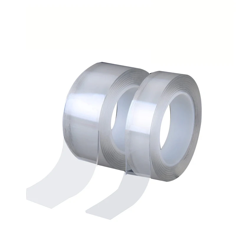 

Multifunction Acrylic Nano Magic Tape Reusable Double Sided Tape Traceless Strong Sticky Adhesive Gel Grip Tape For Bathroom