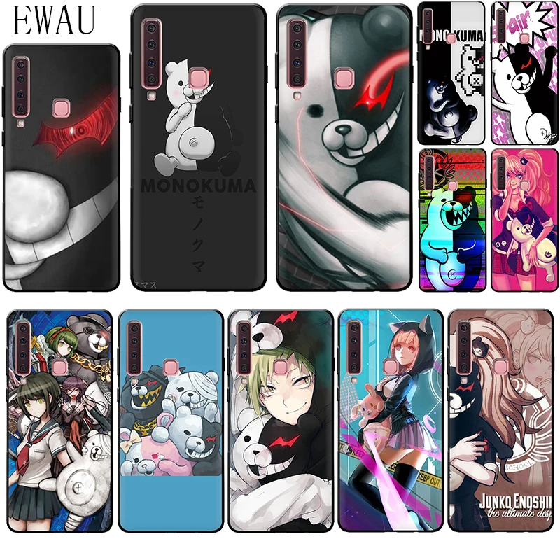 EWAU Danganronpa monokuma Silicone phone case for Samsung A3 A5 A6 Plus A7 A8 A9 A10s 20s 30s 40s 50s 60 70 J6 | Мобильные телефоны