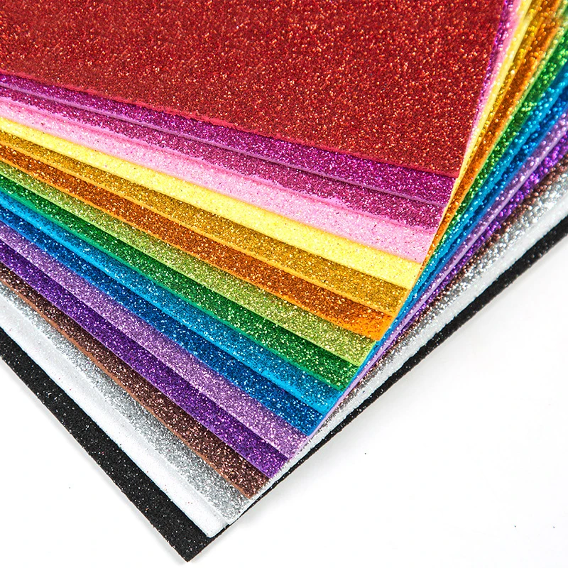 10PC Flash Dikke Spons Papier Met Rubber Poeder EVA Foam Papier DIY Ambachtelijke Scrapbooking Origami Decorate scrapbook paper craft paper scrapbooking material scrapbook materials handmade craft paper diy craft materials handmade paper scrapbooking paper origami paper