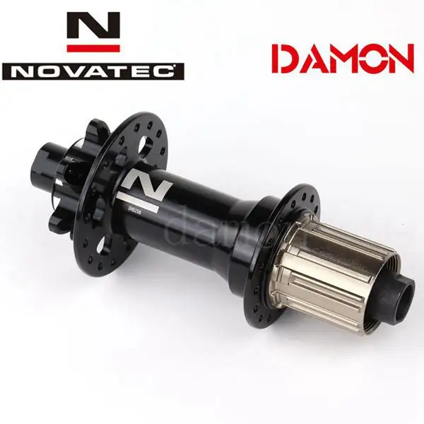 Тайвань Novatec DH61SB DH82SB Mtb дисковый тормоз 32 отверстия велосипедный концентратор DH горный велосипед черные концентраторы 15*110 мм 12*150 мм 12*157 мм - Цвет: Rear Only 12X150