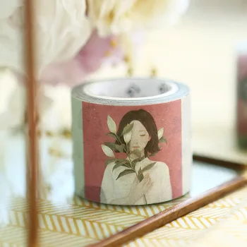 

3cm*7m Flowers and Alice Series Washi Tape Adhesive Tape DIY Decorative Scrapbooking Label Sticker