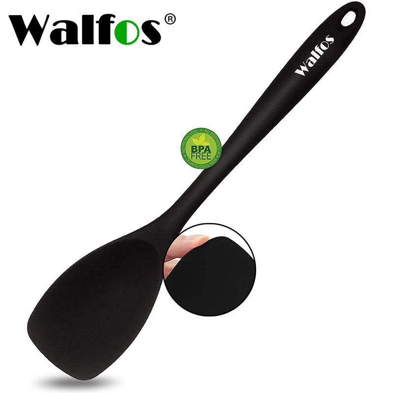 WALFOS Food Grade Silicone Cooking Spoon Heat-Resistant Flexible Nonstick Spatula Shovel For Baking Cookware Kitchen Gadgets