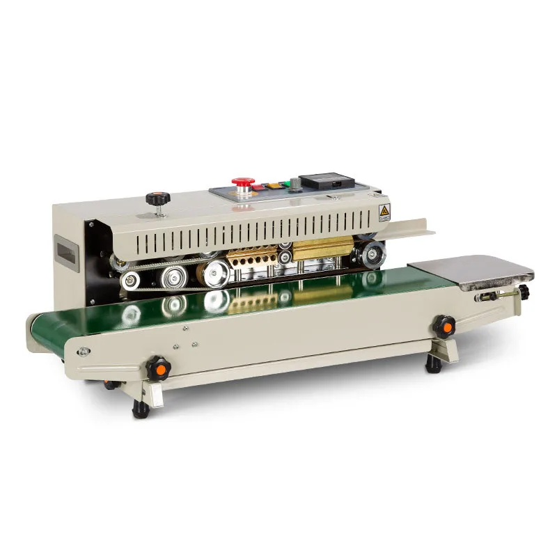 Auto Continuous Film Sealing Machine Plastic Bag Package Band Sealer Horizontal PVC Membrane Bag Heating Packer FR-770 (1)