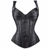 Women's Gothic Waist Trainer Corsets and Bustiers  Shoulder Boned Push-up Sexy Overbust Bodyshaper Waist Cincher Corset ► Photo 2/6