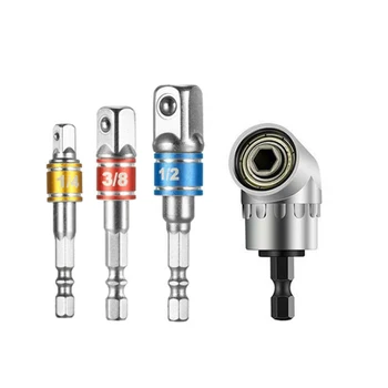 

High Quality Metal 105° Right Angle Extension Drill Driver Screwdriver Adapter Replacement