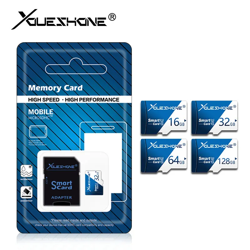 Высокоскоростной Micro sd карта памяти 8 ГБ 16 ГБ 32 ГБ 64 Гб 128 Гб Micro SD карта класс 10 cartao de memoria 4 Гб C6 Мини карта памяти TF transcend