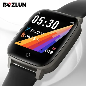 

Bozlun Body Temperature Measurement Smart Watch Men Women Multi-Sport Mode Heart Rate Monitoring Digital Watch Smart Bracelet