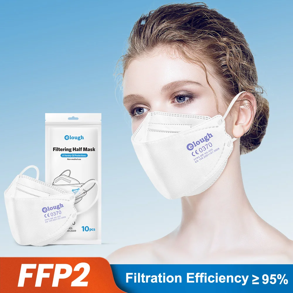 FFP2 KN95 одобренная Mascarilla Elough CE защитная маска для лица респираторная fpp2 Корейская с