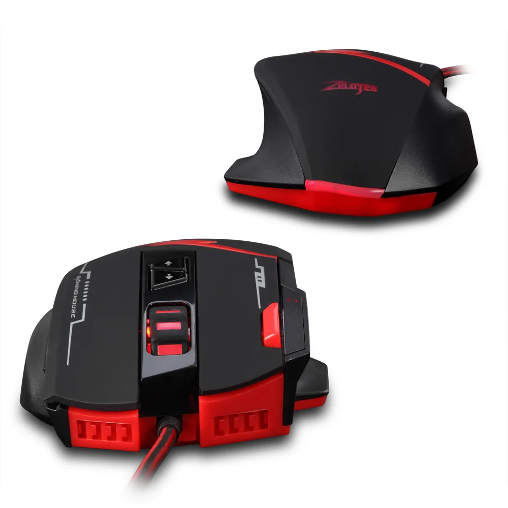 OMESHIN программируемые 8 кнопок светодиодный оптическая USB игровая мышь Мыши 1000-2500 dpi для рабочего стола/ноутбука