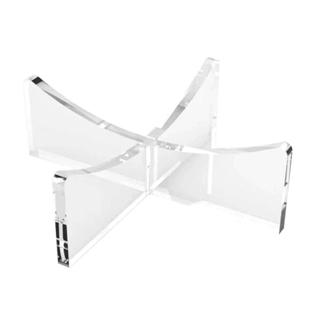 Multipurpose Support Display Holder Acrylic Football Stand Volleyball Riser Plinth Transparent Signable Storage Rack Stable
