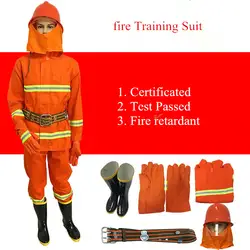 Костюм пожарной службы 97 пожарный тренировочный костюм 02 огнестойкий костюм миниатюрная пожарная станция полное оборудование с шлемом