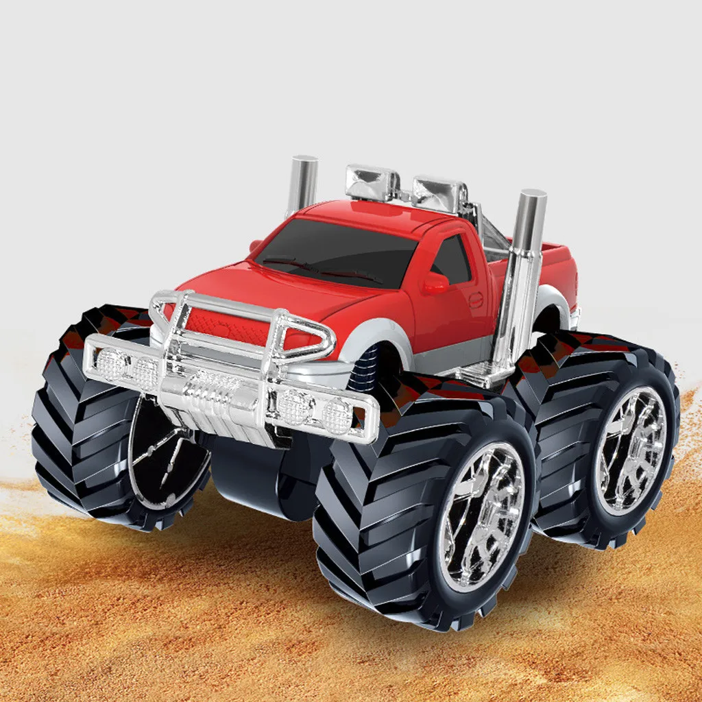 Inertia Four-Wheel Drive Off-Road Vehicle Mini Construction Vehicle Simulation Model Toy Baby Car Gifts #B