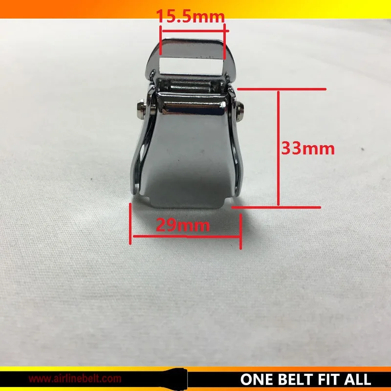 

WHWB Partial colored 1" width airplane seat belt buckle safety clasp LIFT release Metal buckle Multiple color selection convenie
