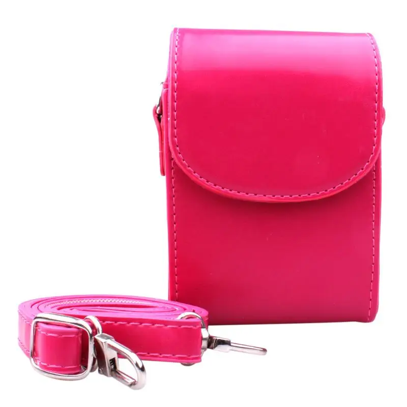 Бургундия Винтаж из искусственной кожи Камера чехол Камера сумка для sony HX30 HX50V HX60 HX90 RX100M2 RX100M3 M4 RX100 V WX500 аксессуары - Цвет: Бургундия