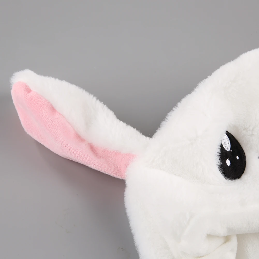 НОВАЯ шапка, горячая распродажа, Милая зимняя шапка-ушанка с кроликом из мультфильма, забавная фланелевая игрушка для девочек с воздушной подушкой