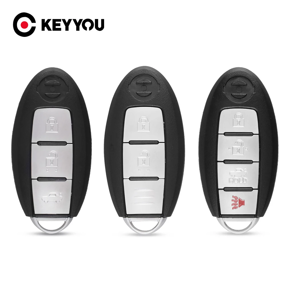 Чехол KEYYOU для Nissan Sunny ALTIMA MAXIMA Murano Versa Teana Sentra Rogue 2 3 4 кнопочный без ключа