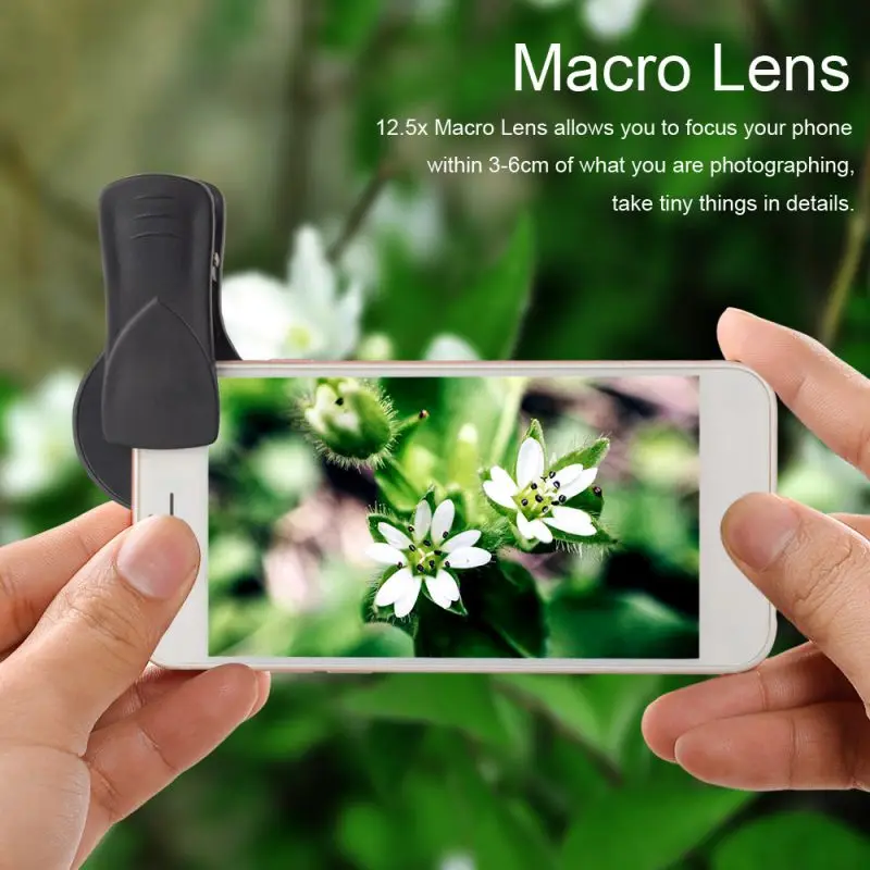 Универсальный ультра широкий угол 12,5 X микро зеркальная Внешняя камера объектив мобильного телефона для iPhone Xiaomi аксессуары для смартфонов