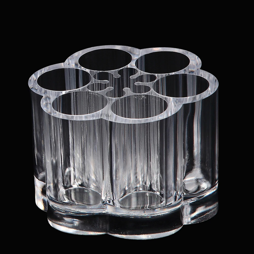 

Portable Environmental Transparent Pen holder Stylish Multi-purpose Penholder Storage Container office school student ~