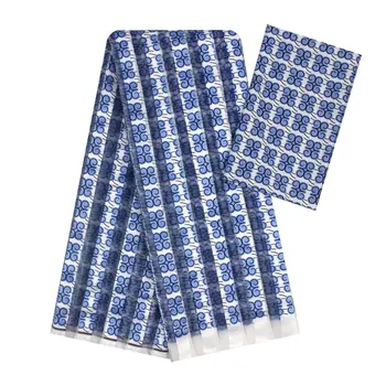 

Latest Translucent stripe Soft satin Organza silk fabric Fashion african wax pattern design fabric for Party Dress S191101