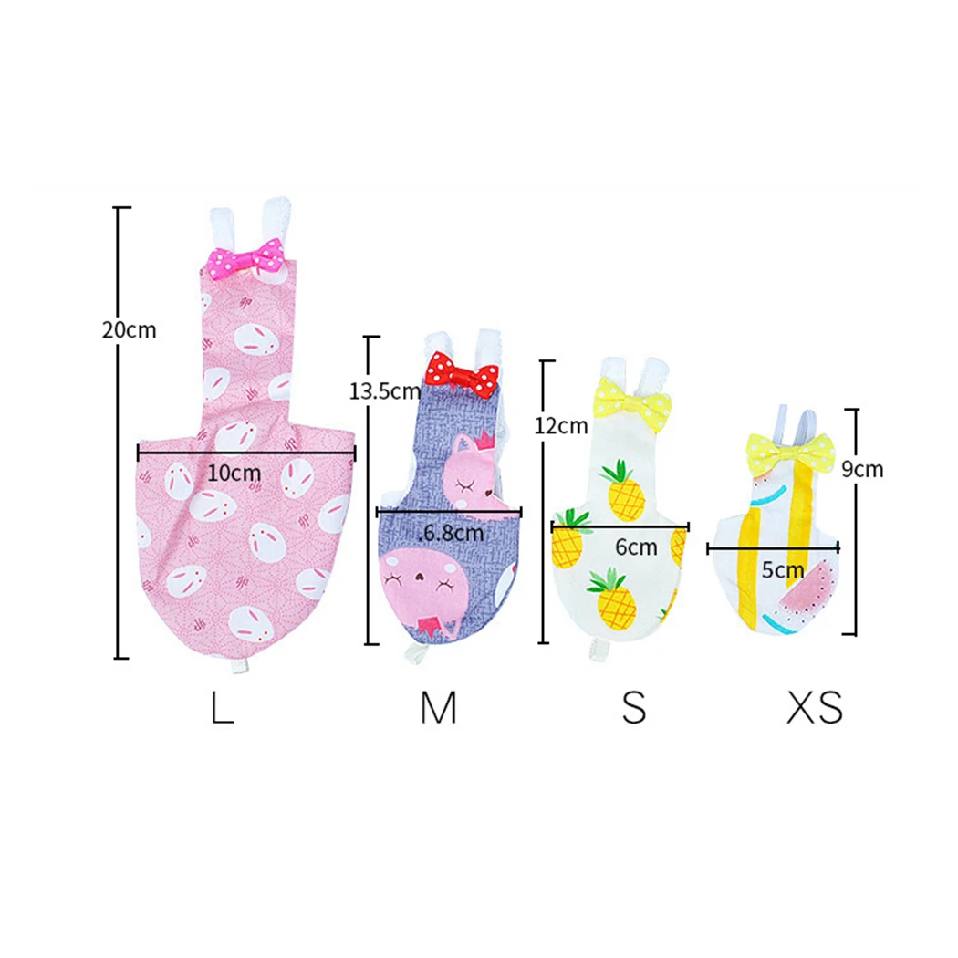 1 шт. подгузник для птиц креативный моющийся дышащий попугаев костюм полета