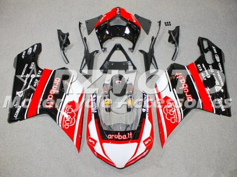 

Injection Mold New ABS Motorcycle Fairings Kit Fit for DUCATI 848 1098 1198 1098s 2007 -- 2011Bodywork Set red black