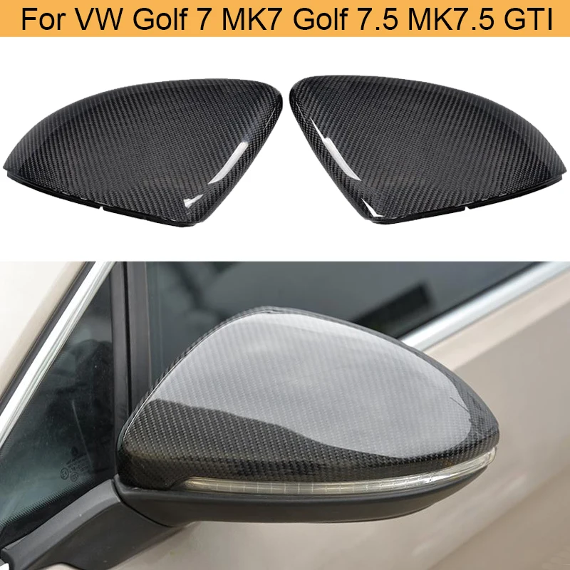 Колпачки для зеркала заднего вида из углеродного волокна Volkswagen VW Golf 7 MK7 GTI R Standard