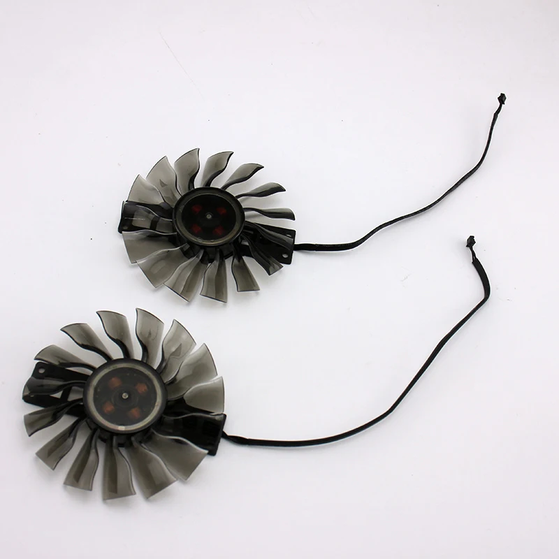 a pair of fans Кулер процессора для Palit RTX 2080 Ti GamingPro OC Вентилятор Охлаждения видеокарты GA92S2H - Цвет лезвия: a pair of fans
