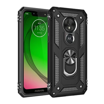 Перейти на Алиэкспресс и купить Противоударный армированный чехол для Motorola Moto G7 G6 E6 Plus P40 power E5 Play One Zoom Pro action Z4 защитный Магнитный чехол для телефона