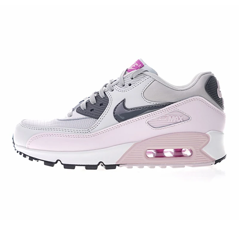 Оригинальные женские кроссовки для бега NIKE AIR MAX 90, спортивные уличные кроссовки, удобные, прочные, дышащие, 345017-601