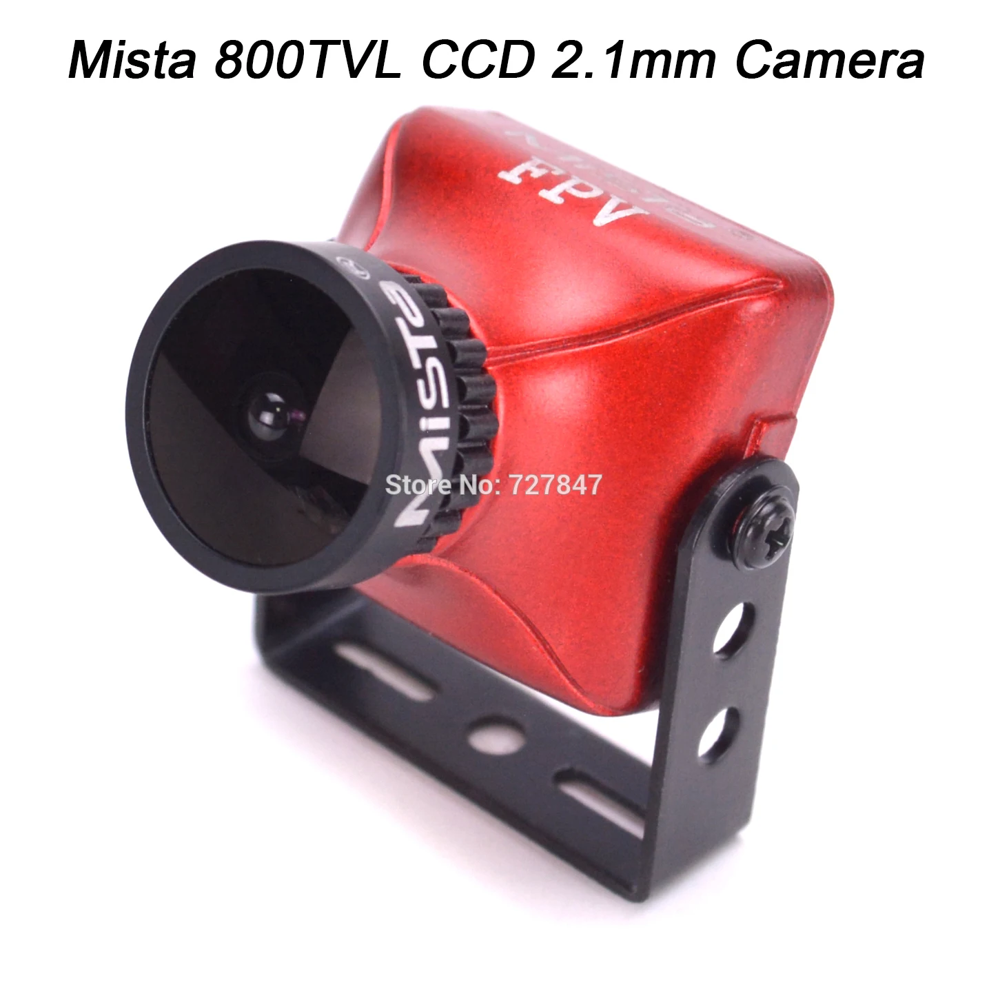 

Upgraded HD Mista 800TVL CCD 2.1mm Wide Angle HD 1080P 16:9 OSD FPV Camera PAL / NTSC Switchable For RC Quadcopter Model Drone