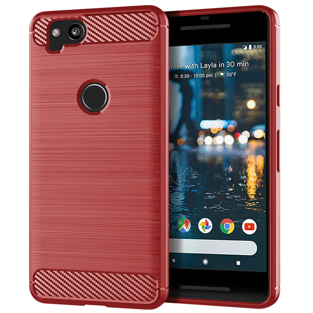 Мягкий чехол из углеродного силиконовый чехол для телефона для Google Pixel 3a XL углеродного волокна заднего бампера крышка Pixel3a 3aXL на возраст 2, 3, 4, 2XL Pixel3 3XL Pixel4 4XL Pixel3aXL