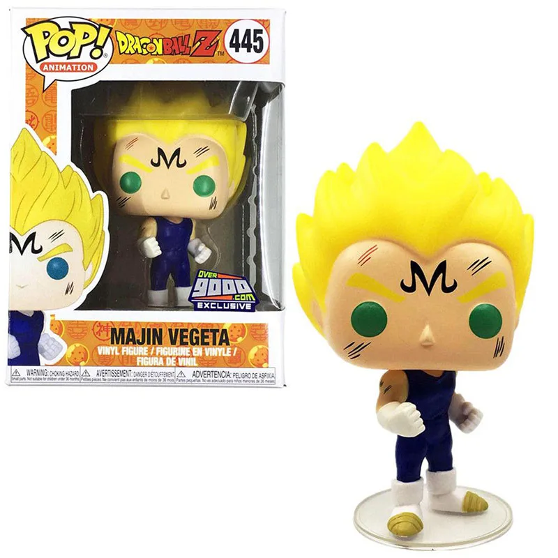 Funko Pop DRAGON BALLs Z MAJIN VEGETAs #445 виниловые фигурки куклы игрушки|Игровые и трансформеры| |