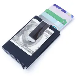 Aelicy алюминиевый мульт-держатель для карт, сплошной цвет, автоматическая Противоугонная коробка для банковских карт, мини-чехол для