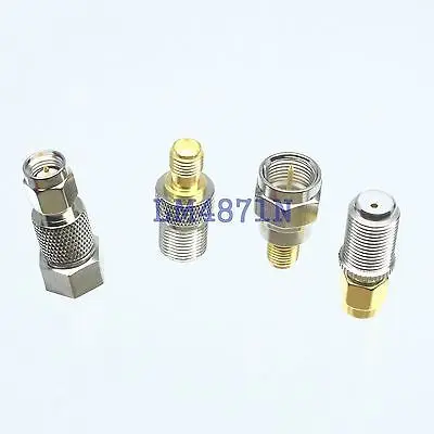 

DHL/EMS 10 LOTS Kit Adapter 4pcs/set SMA to F type male female RF connector Test converter -d2