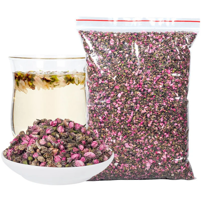 100 г засушенный натуральный цветок персика бутон сушеные цветы кухонные