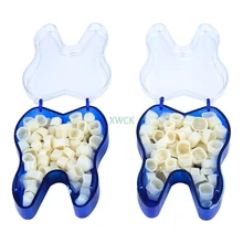 

50Pcs/Box Resin Realistic Dental Crowns Porcelain Temporary Tooth Crown Oral Teeth Whitening Anterior Molar Crown