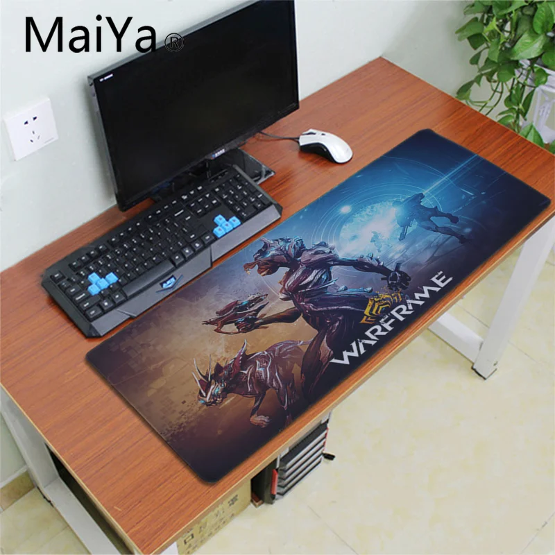 MaiYa warframe игровой резиновый коврик для мыши игра скорость/Управление версия большой игровой коврик для мышки с Аниме Коврик для мыши - Цвет: Lock Edge 30x80cm