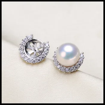 

Unique Design Hot Pearl Earrings Mountings, Drop Earrings Findings Settings Jewelry Parts Fittings Drop Earrings Accessories