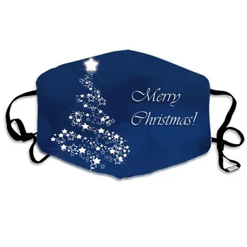

Fashion Christmas Face Mask Keep Warm Reusable Mouth Masks Windproof Cotton Face Cover Filter Mascarillas Face Mask Unisex