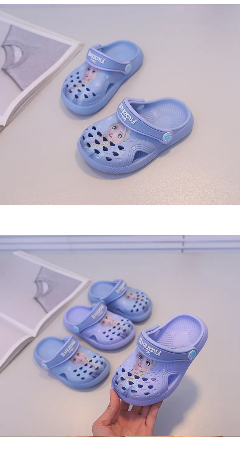 Pretty Disney Princess Aisha Non-slip Toddler Girls Hole Sandals