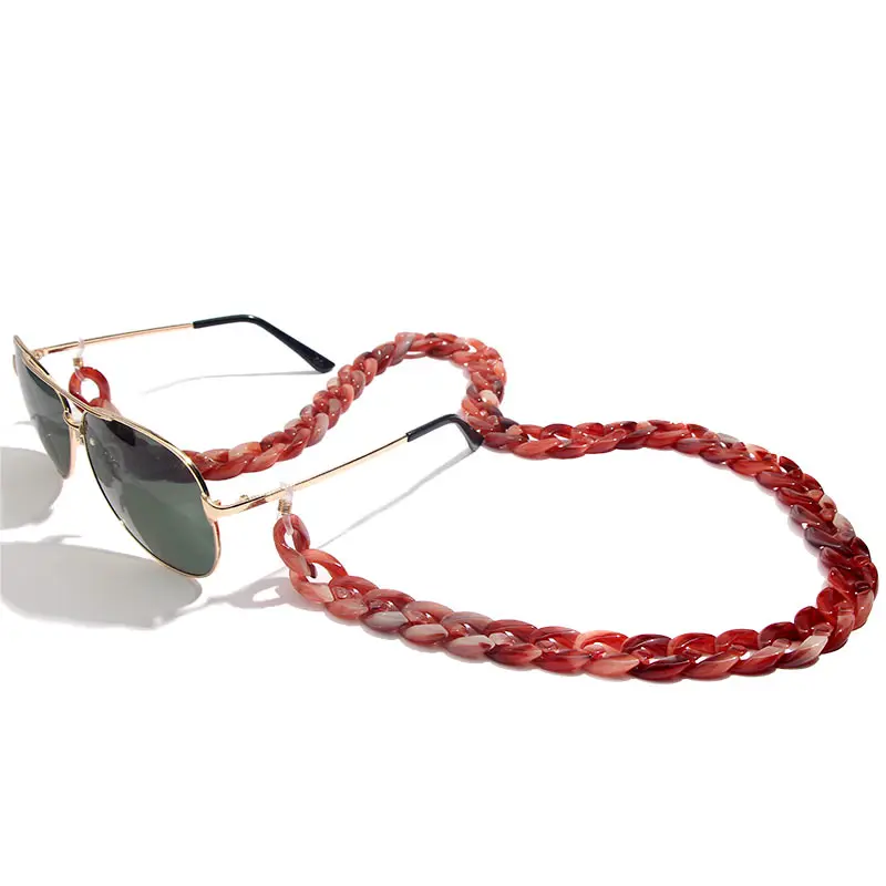 JJFOUCS акриловые очки с цепочкой Противоскользящий шнур для очков держатель шейный ремешок очки для чтения веревка для мужчин и женщин унисекс ремешок для солнцезащитных очков