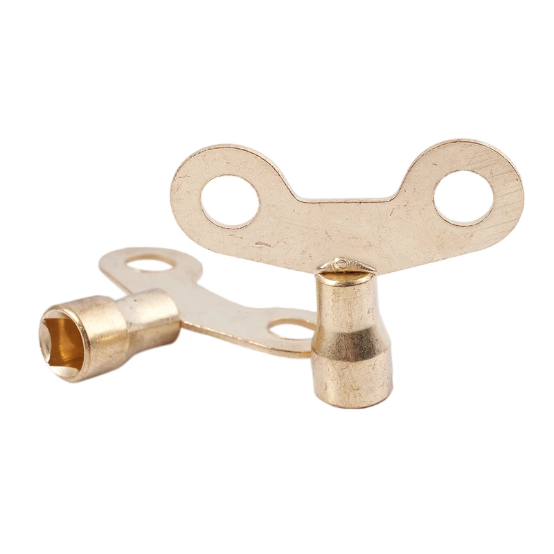 Горячая 2 шт Кухня 15/64 inchSquare Stem золотой тон кран ключ Knop