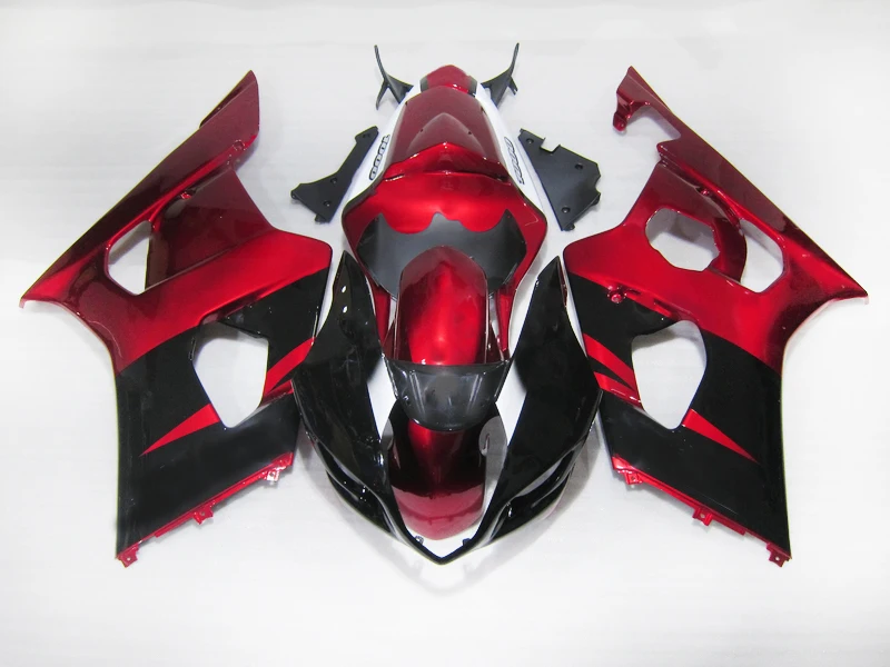 Free 7 gifts Fairing parts for Suzuki K3 2003 2004 GSX R1000 03 04 GSXR 1000 K4 wine red black Fairings OY12