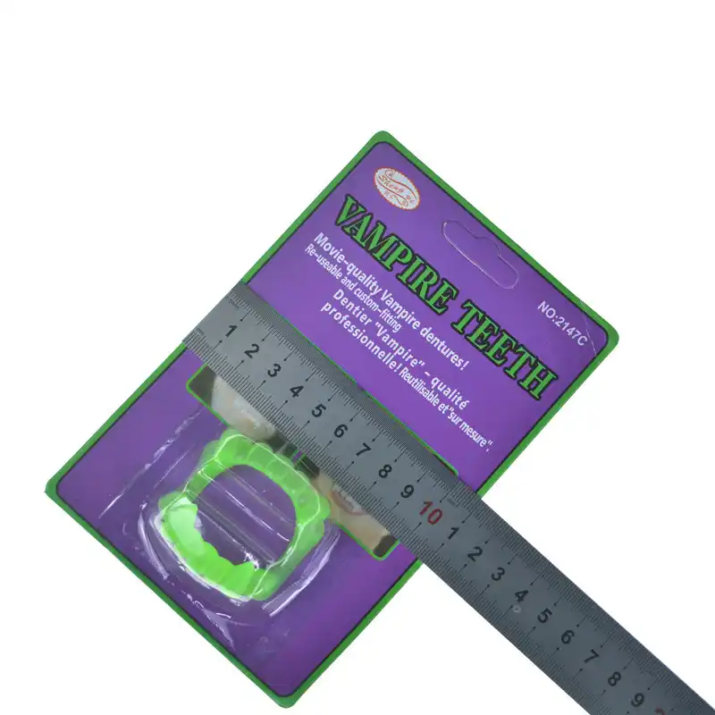 Halloween Party Holiday Props Green False Teeth Vampire Teeth Environmental Protection Non Luminous Braces Gags Practical Jokes Aliexpress