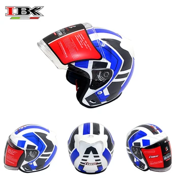 

IBK Cool Style Motorcycle Helmets 3/4 Open Face Casco Unisex safety Casque four season Stylish Helmet IBK-703