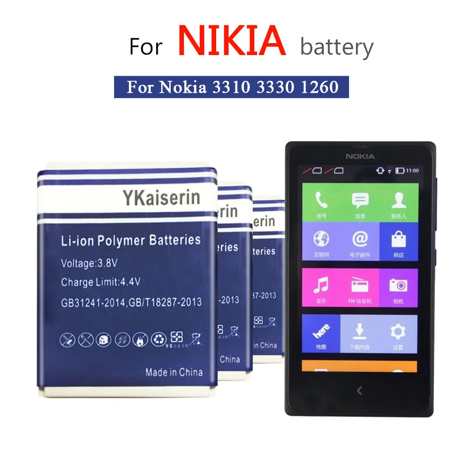 Замена BLC-2 BLC2 BLC 2 сотовый телефон Батарея для Nokia 3310 3330 3315 3350 3510 6650 6800 3550 3410 3510 5510 Batteria
