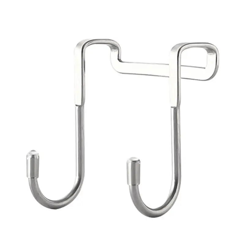 Coat Hanger 304 Stainless Steel Door Back Hook S-Shape Kitchen Bathroom Hat Towel Coat Storage Hanger Small Hook wall mounted organizer,hanging storage organizer,adhesive hook,handbag hanger